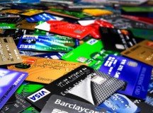 Assorted credit cards