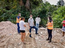 Prefeitura de Manaus identifica alagamento no bairro Águas Claras causado por obra irregular
