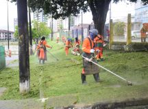 Prefeitura de Manaus realiza grande ação de limpeza no CSU do Parque 10, neste sábado, 19/3