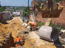 Prefeitura avança em obra emergencial no Grande Vitória na zona Leste de Manaus