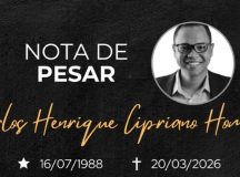 NOTA DE PESAR – Carlos Henrique Cipriano Homem