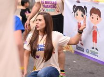 Deputada Débora Menezes participa de ação com crianças e famílias no Jorge Teixeira neste domingo