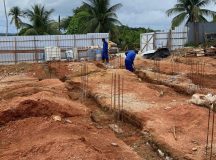 Obra do novo Fórum de São Gabriel da Cachoeira (AM) já está com a fase das fundações concluídas, segundo relatório técnico da equipe do TJAM