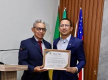 Deputado Daniel Almeida recebe Moção de Aplausos da Câmara Municipal de Manaquiri, no Amazonas 
